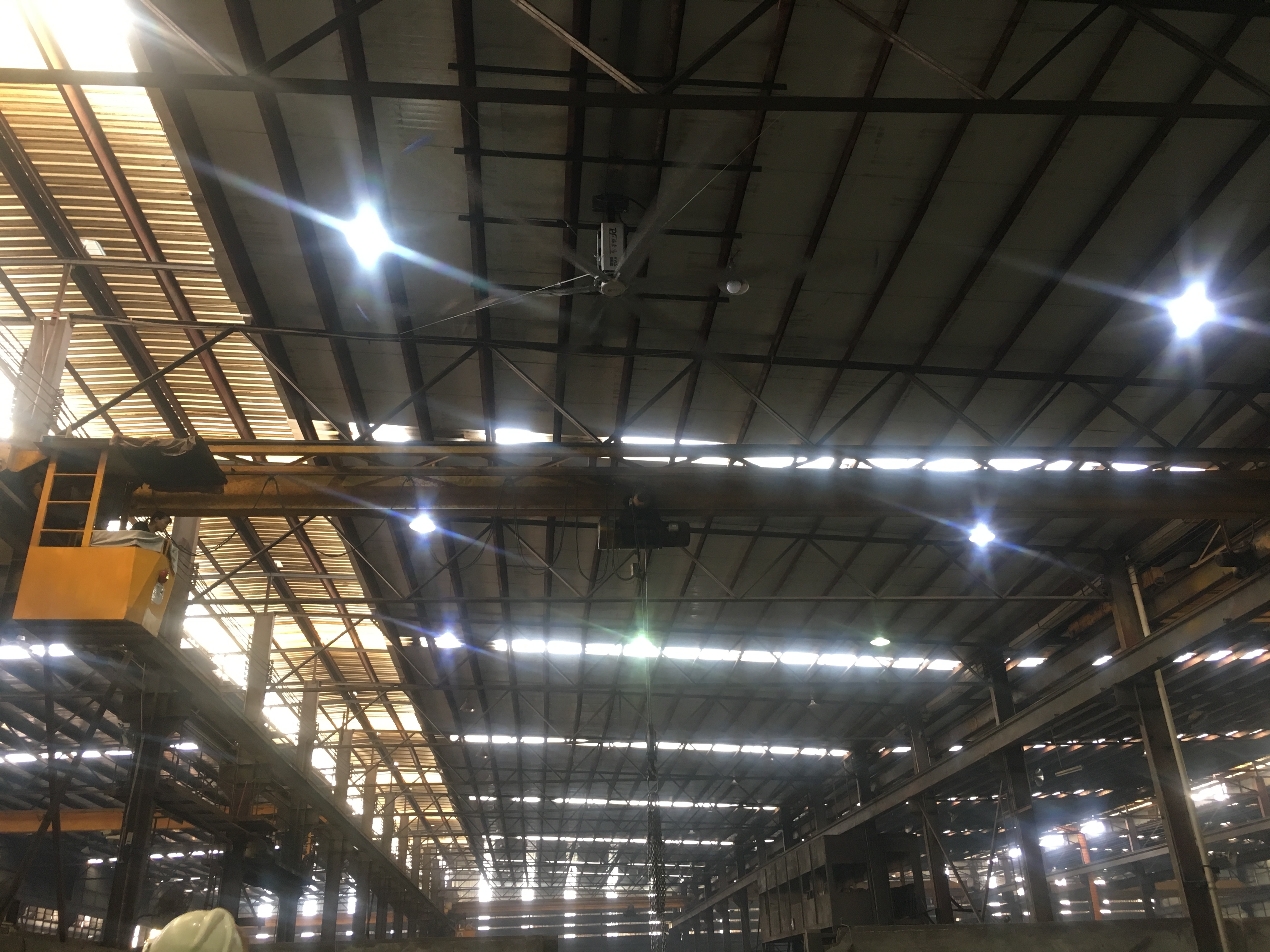 重庆工业大风扇安装案例