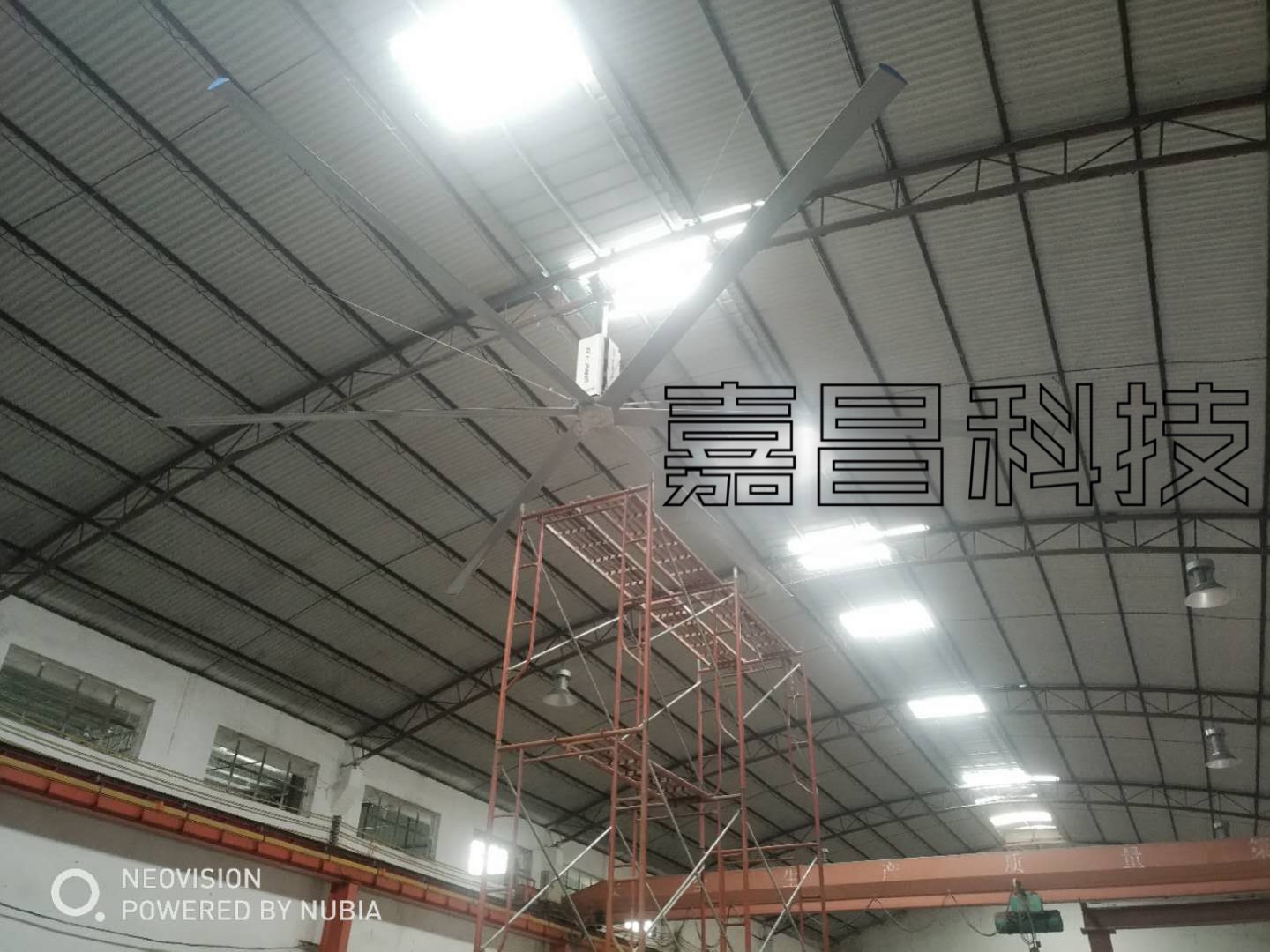 广州大型厂房用大吊扇工程，工业大吊扇厂家专业解决厂房车间高温难题